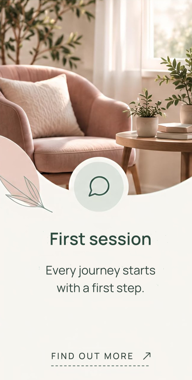 First session. Every journey starts with a first step. Find out more